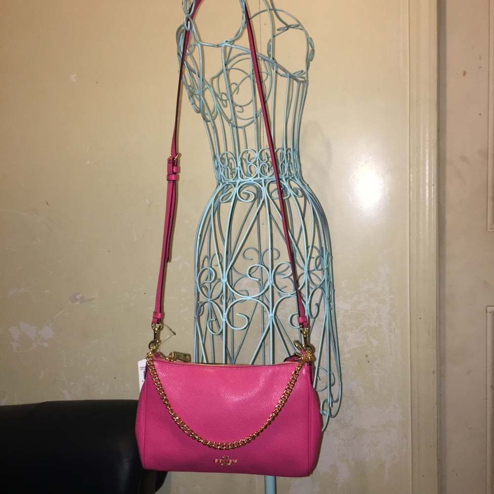 Coach F6666 Pebble Leather Crossbody Bag - Picture 5 of 8